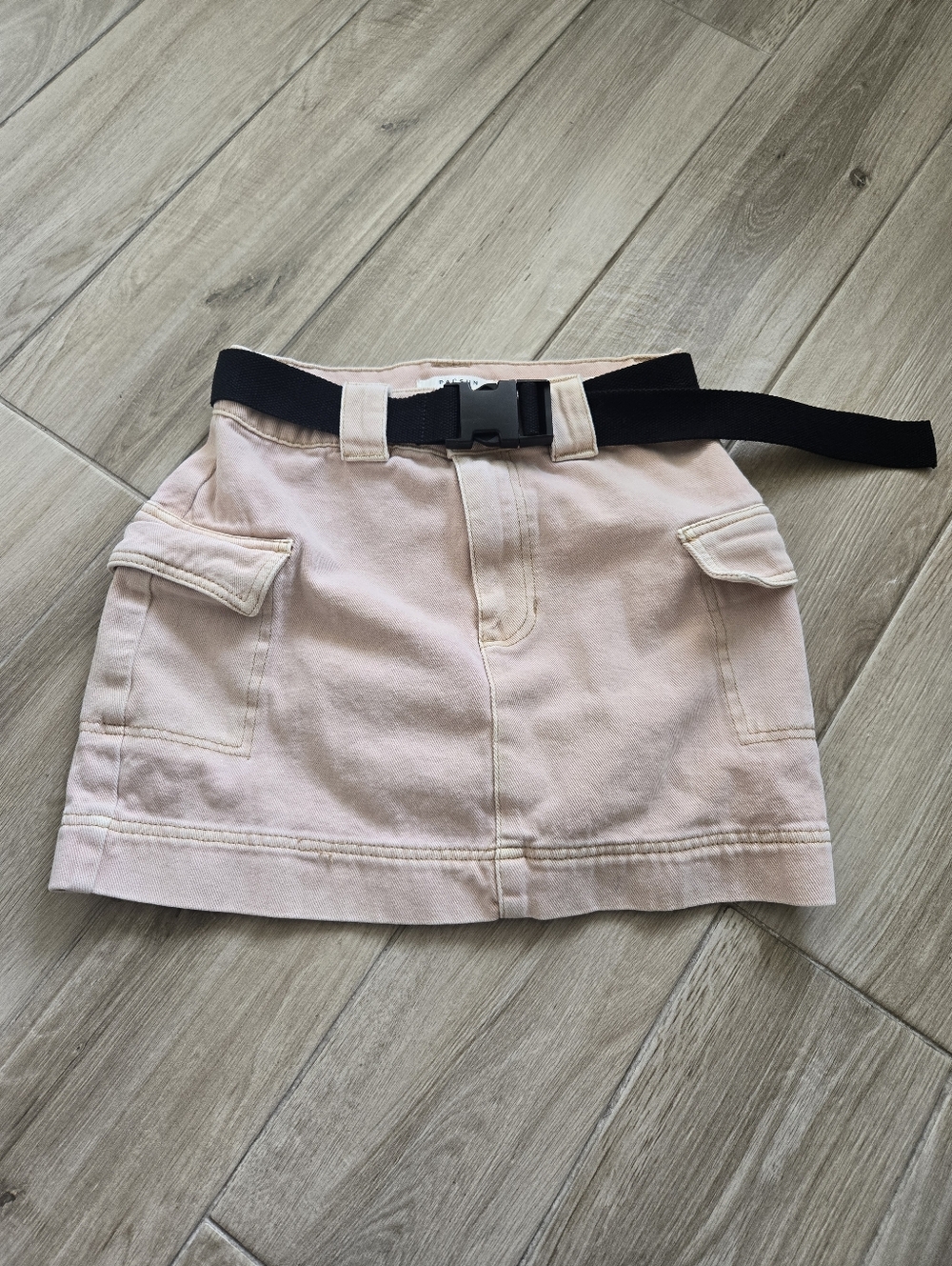 PacSun Pink Denim Cargo Miniskirt, 27